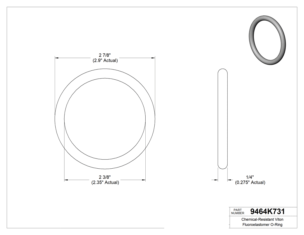 Technical drawing - 9464K731